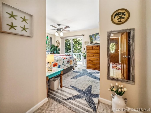 590 Jupiter Rd, Camdenton, MO 65020 - hall featuring carpet and baseboards