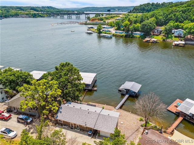 590 Jupiter Rd, Camdenton, MO 65020 - bird's eye view of a nearby body of water and a notable bridge