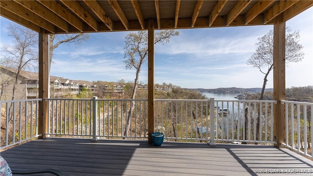 23 Enclaves Ln, Lake Ozark, MO 65049 - deck featuring a water view