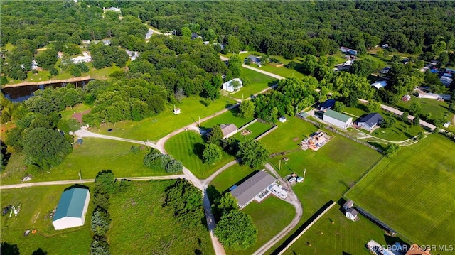180 Skylark Ln, Linn Creek, MO 65052 - aerial view of property and surrounding area with a forest