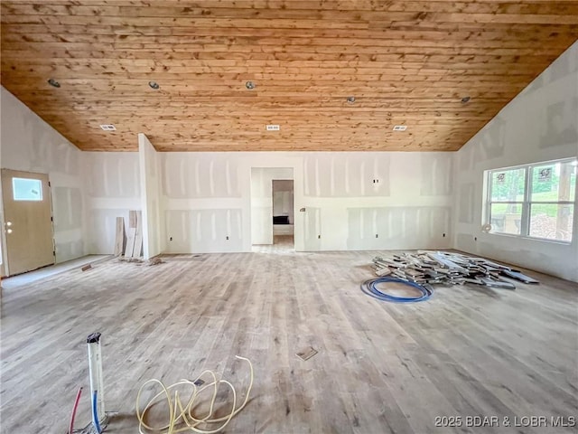 72 Quiet Meadows Dr, Linn Creek, MO 65052 - bonus room featuring wooden ceiling, high vaulted ceiling, and wood finished floors