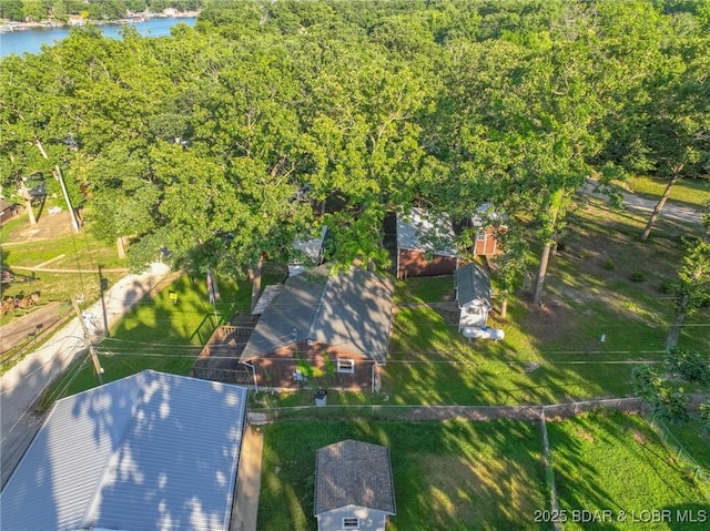 32056 Gentry Ln, Gravois Mills, MO 65037 - drone / aerial view of a nearby body of water