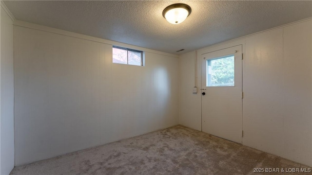 462 Lakeview Dr, Camdenton, MO 65020 - unfurnished room featuring carpet and a textured ceiling