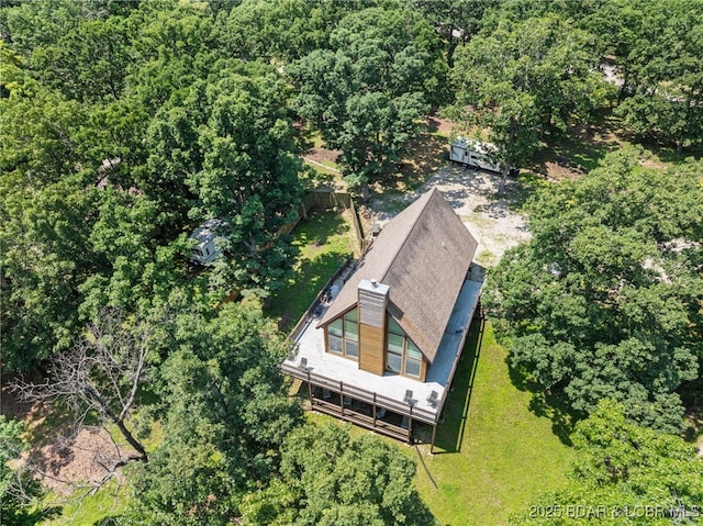 28 Hamilton Way, Sunrise Beach, MO 65079 - view of subject property featuring a forest