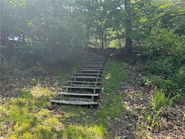 28 Hamilton Way, Sunrise Beach, MO 65079 - exterior view of stairway