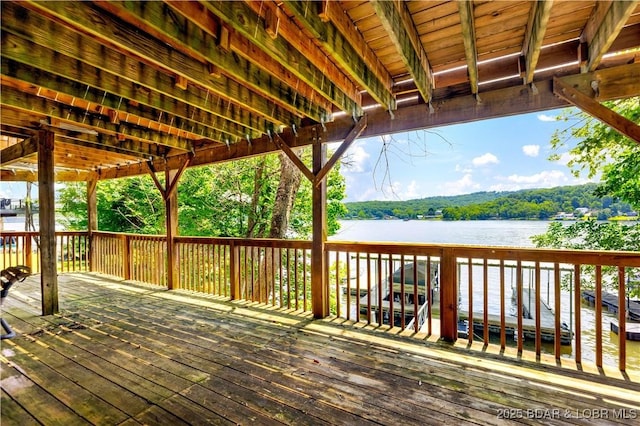 164 Get A Way Ln, Camdenton, MO 65020 - deck featuring a water view