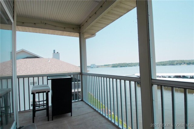 418 Regatta Bay Dr Unit 4A, Lake Ozark, MO 65049 - balcony with a water view