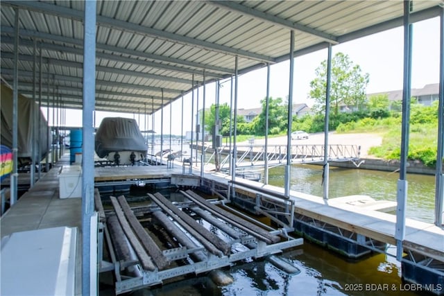 418 Regatta Bay Dr Unit 4A, Lake Ozark, MO 65049 - dock with a water view and boat lift