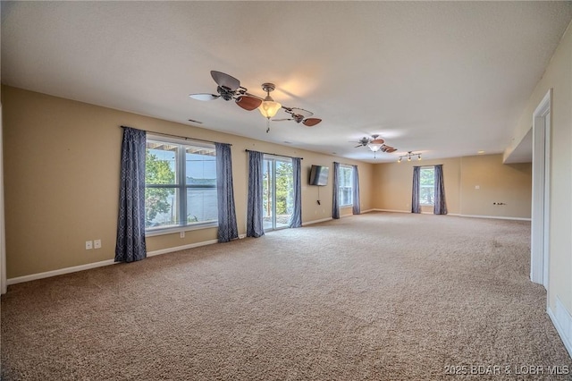 1508 Purvis Rd, Sunrise Beach, MO 65079 - carpeted spare room with a ceiling fan