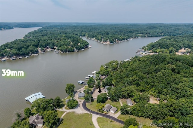 1508 Purvis Rd, Sunrise Beach, MO 65079 - aerial view of a large body of water