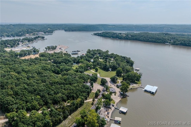 1508 Purvis Rd, Sunrise Beach, MO 65079 - drone / aerial view of a large body of water