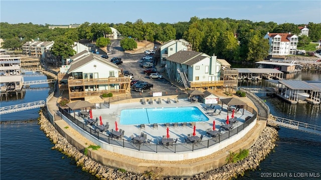 150 Southwood Shores Dr Unit 71-1B, Lake Ozark, MO 65049 - community pool with a water view