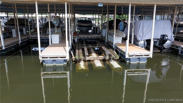 150 Southwood Shores Dr Unit 71-1B, Lake Ozark, MO 65049 - dock area featuring boat lift