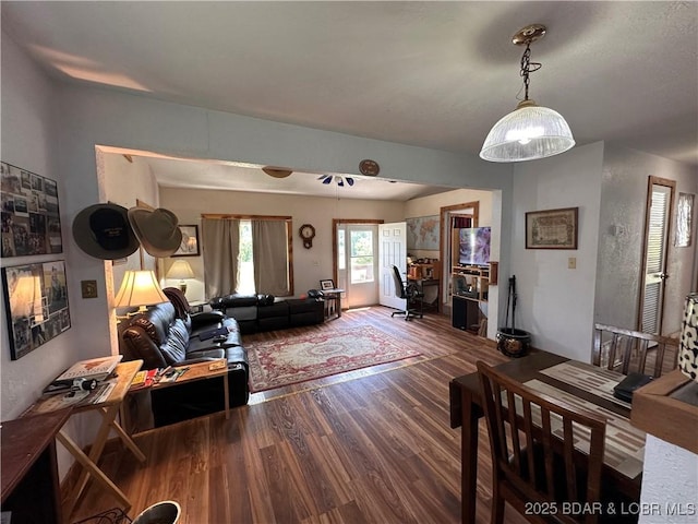 25372 Loon Blvd, Warsaw, MO 65355 - living room featuring wood finished floors