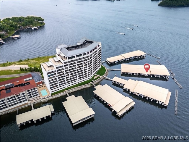 166 Captiva Dr Unit 5D, Sunrise Beach, MO 65079 - bird's eye view of a nearby body of water