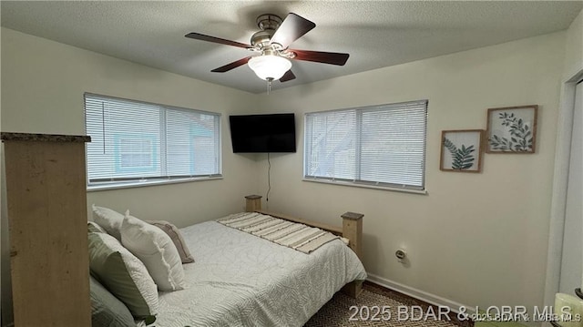 28136 Lyndsey Ln, Rocky Mount, MO 65072 - bedroom featuring multiple windows and a ceiling fan