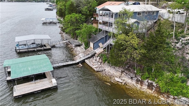 28136 Lyndsey Ln, Rocky Mount, MO 65072 - dock area with a water view