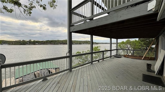 28136 Lyndsey Ln, Rocky Mount, MO 65072 - deck with a water view