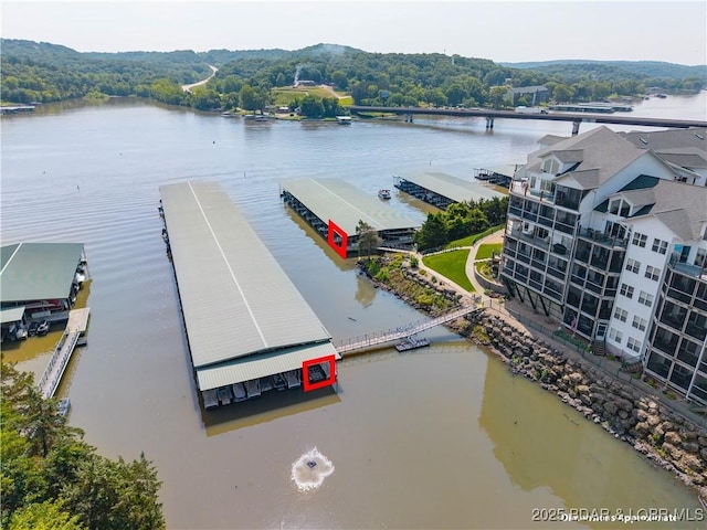 440 Cedar Heights Dr Unit 1C, Camdenton, MO 65020 - aerial view of a nearby body of water