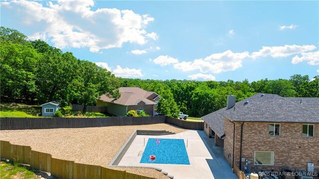 82 Fawn Meadows Dr, Linn Creek, MO 65052 - view of pool featuring a patio and a fenced backyard