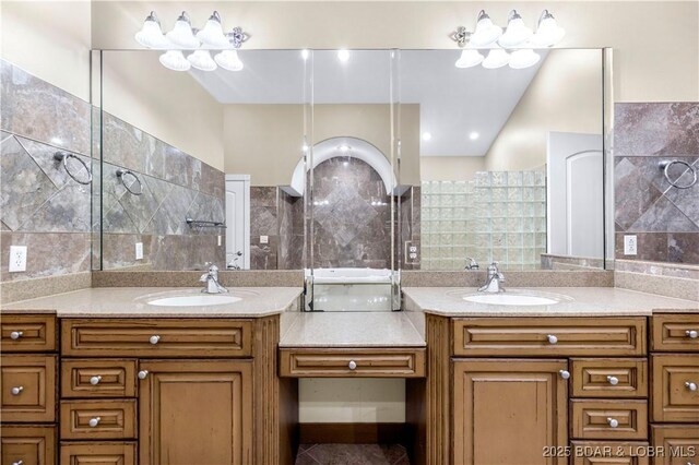 82 Fawn Meadows Dr, Linn Creek, MO 65052 - full bath featuring vanity and a walk in shower