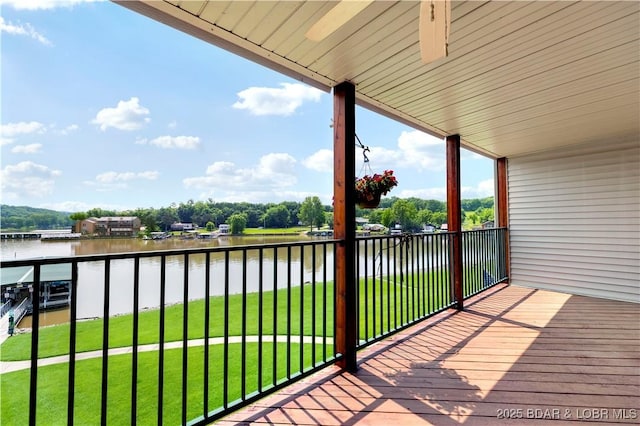 238 Cedar Glen Dr Unit 3F, Camdenton, MO 65020 - balcony featuring a water view