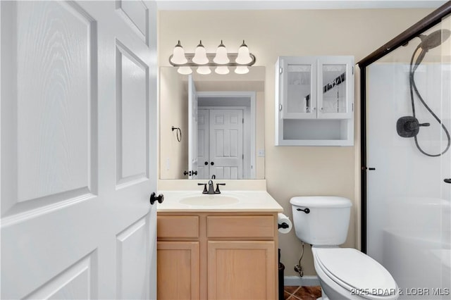 238 Cedar Glen Dr Unit 3F, Camdenton, MO 65020 - bathroom featuring a stall shower and vanity