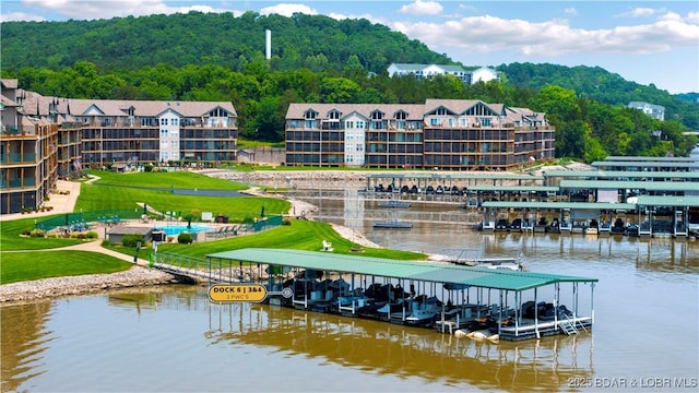 238 Cedar Glen Dr Unit 3F, Camdenton, MO 65020 - dock area featuring a water view