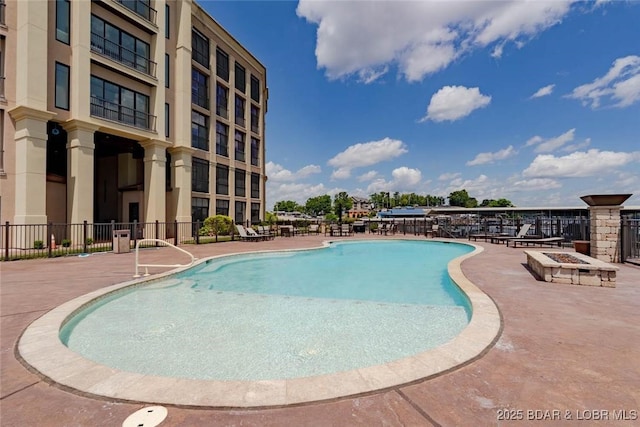 1184 Jeffries Rd Unit 113, Osage Beach, MO 65065 - community pool featuring a patio and a fire pit