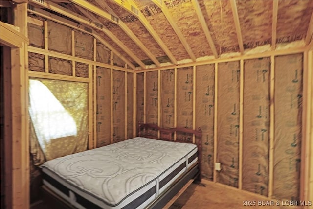3737 Walnut Hills Rd, Stover, MO 65078 - bedroom featuring lofted ceiling