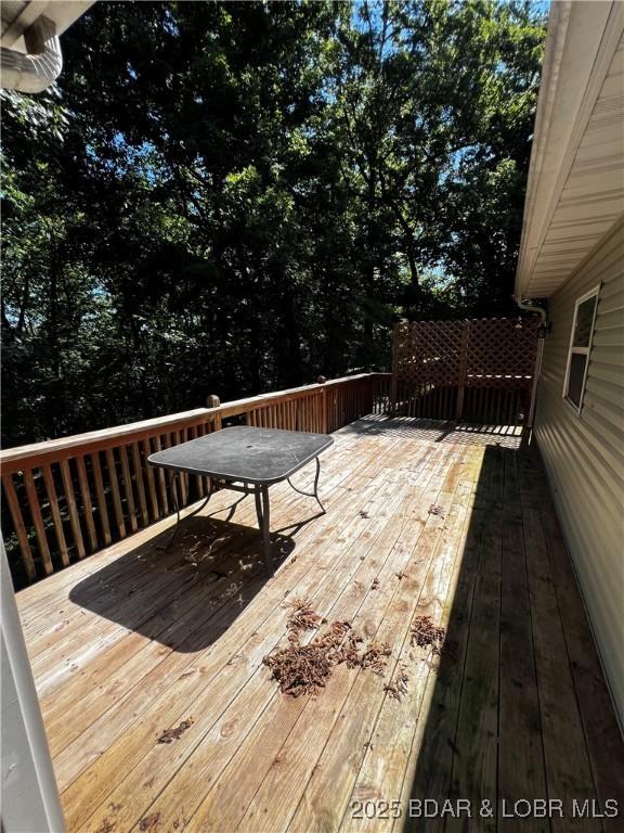 1509 Oak Bend Rd, Sunrise Beach, MO 65079 - view of wooden deck
