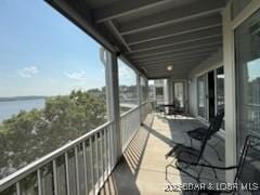 320 Regatta Bay Cir Unit 3B, Lake Ozark, MO 65049 - balcony with a water view
