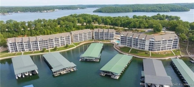 18134 Millstone Cove Rd Unit 212, Gravois Mills, MO 65037 - aerial view of a nearby body of water and apartment complex