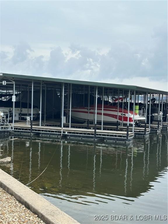 18134 Millstone Cove Rd Unit 212, Gravois Mills, MO 65037 - dock area featuring a water view