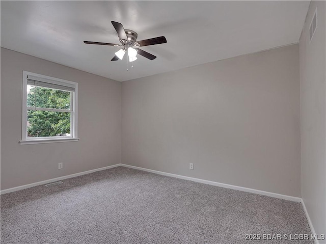 25 Primrose Ln, Camdenton, MO 65020 - carpeted empty room with baseboards and a ceiling fan