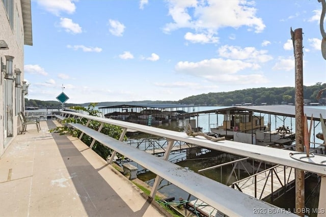 29773 Hemlock Rd, Gravois Mills, MO 65037 - dock area featuring a water view