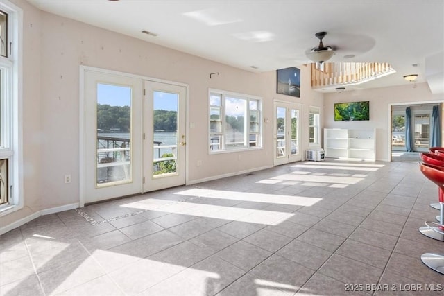 29773 Hemlock Rd, Gravois Mills, MO 65037 - unfurnished sunroom featuring french doors