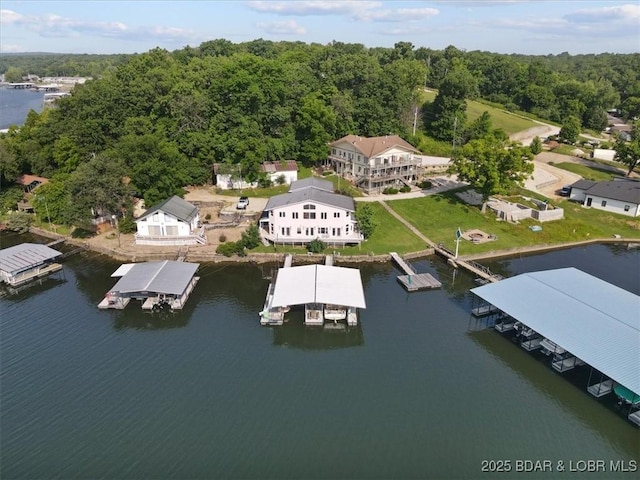 29773 Hemlock Rd, Gravois Mills, MO 65037 - bird's eye view of a large body of water and a forest
