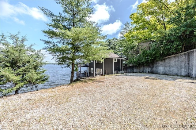 172 Kansas City Way, Sunrise Beach, MO 65079 - view of yard featuring a water view