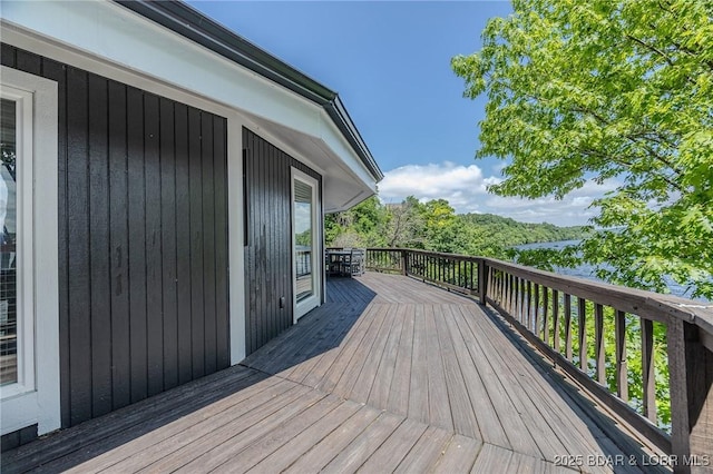 172 Kansas City Way, Sunrise Beach, MO 65079 - view of wooden deck