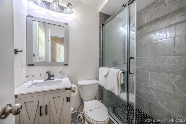 172 Kansas City Way, Sunrise Beach, MO 65079 - bathroom with vanity and a stall shower
