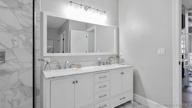 5450 Christopher Dr Unit 243, Osage Beach, MO 65065 - full bath featuring marble finish flooring and double vanity