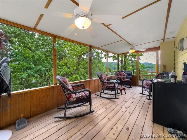 73 Good Neighbors Loop, Camdenton, MO 65020 - sunroom / solarium with a ceiling fan, outdoor lounge area, and plenty of natural light
