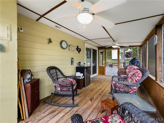 73 Good Neighbors Loop, Camdenton, MO 65020 - sunroom / solarium with a ceiling fan