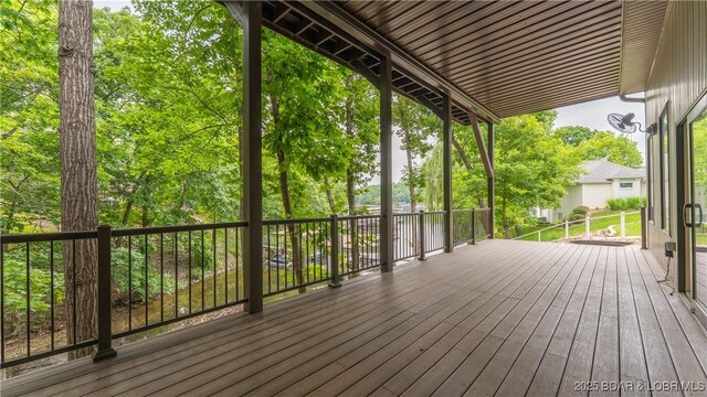 135 Greensboro Ct, Four Seasons, MO 65049 - view of wooden terrace
