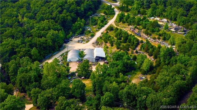 30383 Bullock Dr, Gravois Mills, MO 65037 - aerial overview of property's location with a forest
