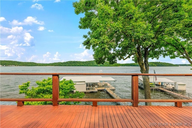 30383 Bullock Dr, Gravois Mills, MO 65037 - dock area with a water view