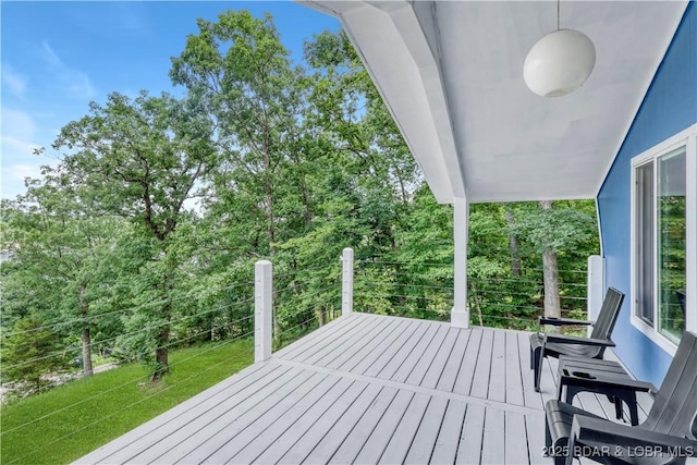 26794 Boone Rd, Barnett, MO 65011 - view of wooden deck