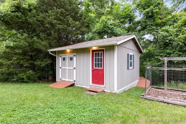 28 Wood River Rd, Lake Ozark, MO 65049 - view of outdoor structure featuring a vegetable garden