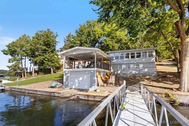 27638 Golden Point Ln, Barnett, MO 65011 - dock with a water view